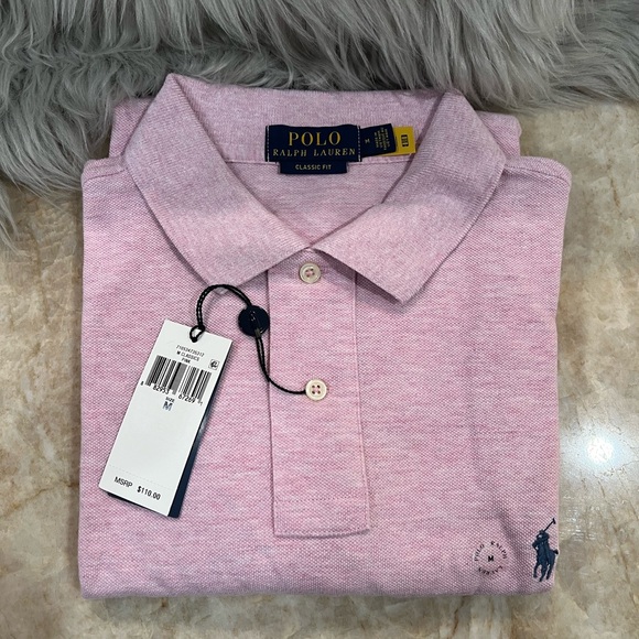 Polo Ralph Lauren Other - POLO RALPH LAUREN Men's Classic-Fit Mesh Polo Shirt - Pink